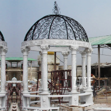 Western Style natural marble gazebo